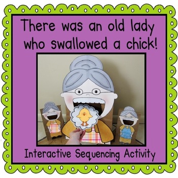 Preview of There was an Old Lady Who Swallowed a Chick! (Sequencing Activity)