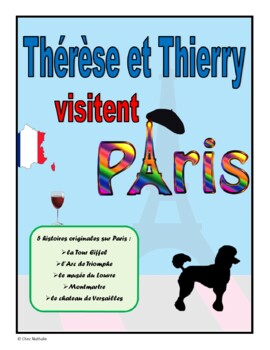 Preview of Thérèse and Thierry Visit Paris Bundle (5 original stories + activities)