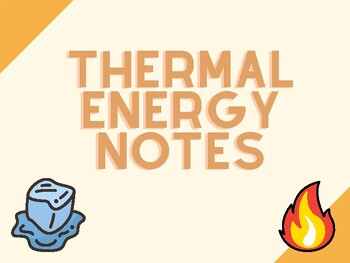 Preview of Thermal Energy Changes in States of Matter