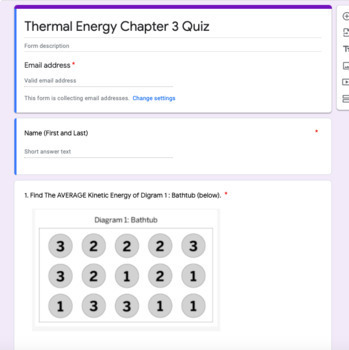 Preview of Thermal Energy Chapter 3 Quiz/Assessment (Amplify Science)