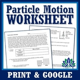 Thermal Energy Particle Motion Worksheet NGSS MS-PS1-4