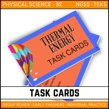 Preview of Thermal Energy Task Cards