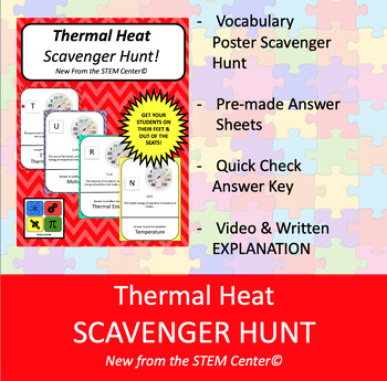 Preview of Thermal Energy - Scavenger Hunt Activity