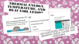 Thermal Energy, Temperature, and Heat ESOL ELL ESL Lesson 
