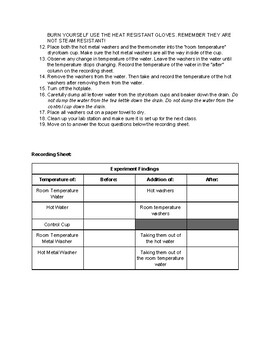 lab energy transfer assignment reflect on the lab quizlet