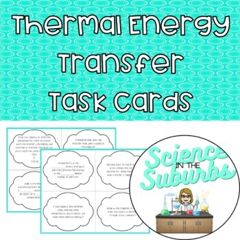 Preview of Thermal Energy Transfer Task Cards