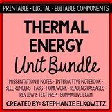 Thermal Energy and Heat Unit Bundle | Printable, Digital &