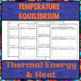 Thermal Equilibrium Worksheet