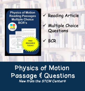 Preview of Physics of Motion - Distance Learning