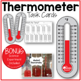 Thermometer Task Cards with BONUS Science Experiment