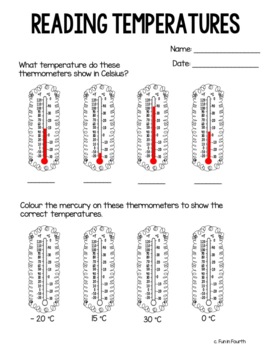 reading a thermometer for kids