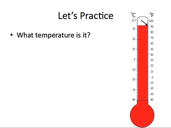 Visual Thermometer with Weather by Augmented Special Ed