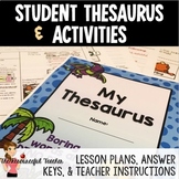 Thesaurus Lesson and Activities