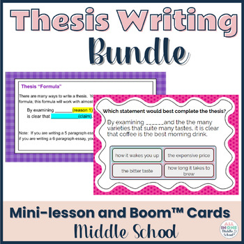 thesis topics for middle school