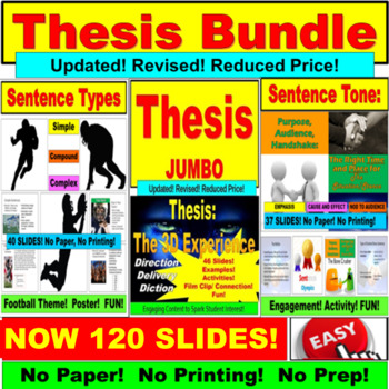 Preview of Thesis Bundle (Google Slides, PowerPoint)
