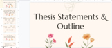 Thesis & Outline Independent Work