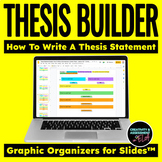 Thesis Statement Builder Templates How To Write Informatio
