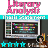 Thesis Statement Literary Analysis Templates Google Classr