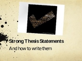 Thesis Statement Powerpoint