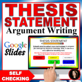 Thesis Statement Practice For Argumentative Essay Writing