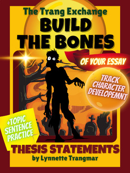 Preview of Thesis Statement Worksheets | Track Character Development | Google Slides