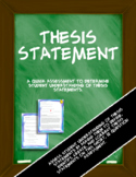 Thesis Statement Quiz