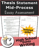 Thesis Statement Assessment, Topic Sentences & Conclusion 