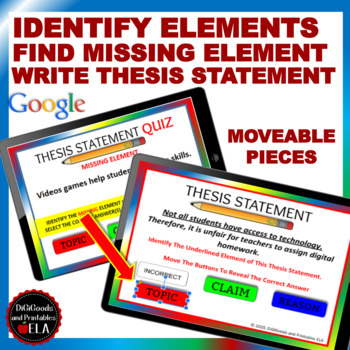 thesis statement for distance education