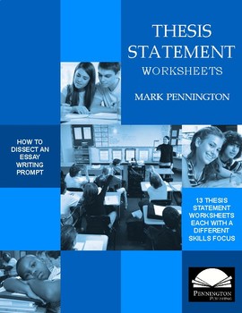 Preview of Thesis Statement Worksheets | Printables and Google Slides