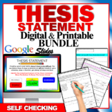 How To Write A Thesis Statement Practice Activities Worksh