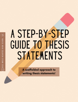 Preview of Thesis Statements: A step-by-step guide