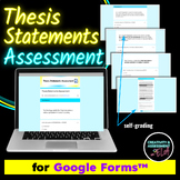 Thesis Statements Formative Assessment Google Forms™ Digital Quiz