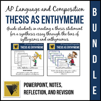 Preview of Thesis as Enthymeme Bundle for AP English Language and Composition