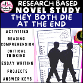 They Both Die at the End Adam Silvera Novel Study Curricul
