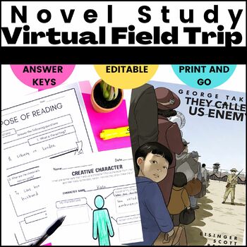 They Called Us Enemy Novel Worksheets Crossword-Word Scramble-Word