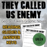 They Called Us Enemy Worksheets, Reading Guide with Answer Keys