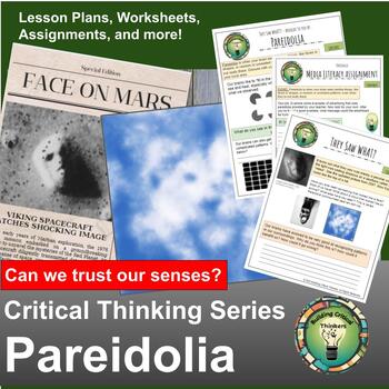 Preview of They Saw WHAT? - Pareidolia - Critical Thinking - Depth and Complexity