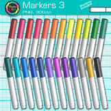 Thick Marker Clipart Images: 25 Colorful School Supply Cli