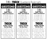 Thin and Thick Questions Bookmark
