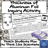 Thickness of Aluminum (Al) Foil Inquiry Lab- Teach Density