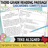 Thid Grade Reading Passage for Informational Text: Eggs Fu