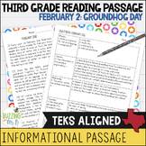 Thid Grade Reading Passage for Informational Text: Februar