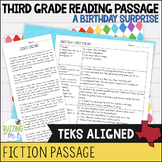 Thid Grade Reading Passage for Fiction - Cedric's Big Day 