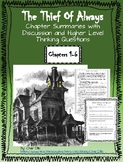 Thief of Always Chapters 1-6 Summaries with Discussion Questions