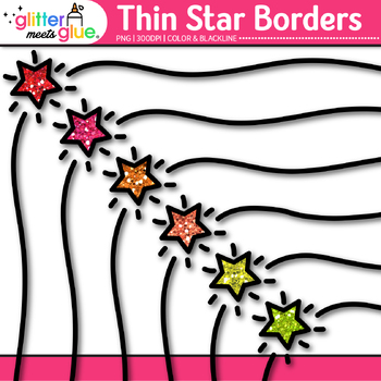 clip art borders stars