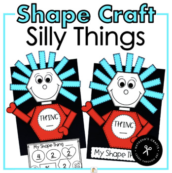 Preview of Silly Things Shape Craft
