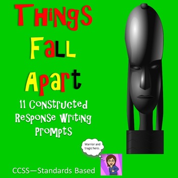 Preview of Things Fall Apart Writing Prompts Constructed Response CCSS Digital Activity