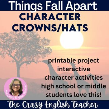 Preview of Things Fall Apart Characterization Lesson and Crowns