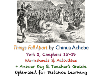 Preview of Things Fall Apart (Chinua Achebe) Ch. 18-19 - Colonised - Activities + ANSWERS