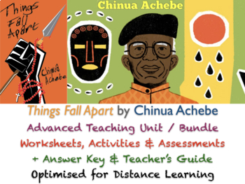 Preview of Things Fall Apart (Achebe) Complete Advanced Teaching BUNDLE + ANSWERS + GUIDE